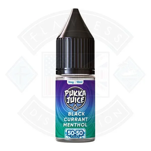 Pukka Juice 50/50 Blackcurrant Menthol 10ml