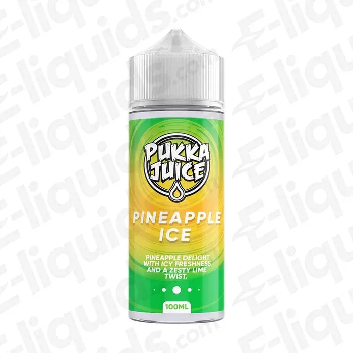 Pukka Juice Pineapple Ice 70/30 100ml Shortfill Vape Juice