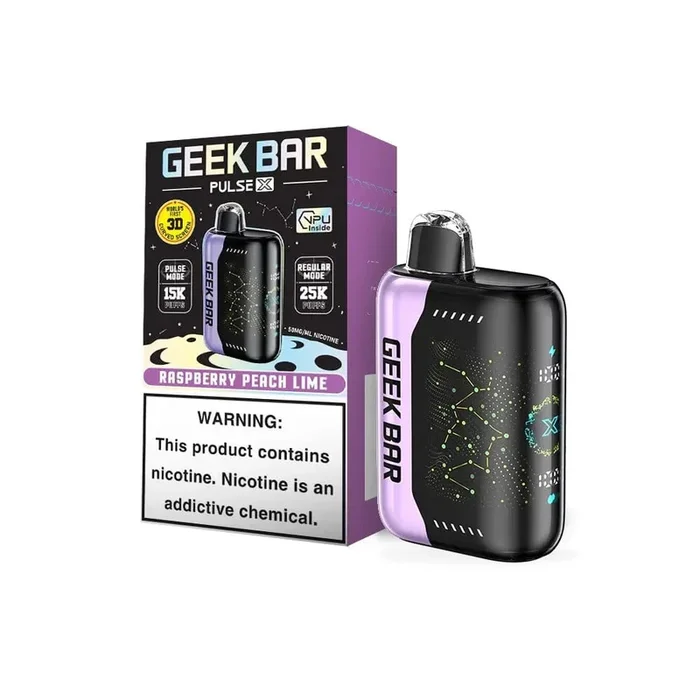 Raspberry Peach Lime – Geek Bar Pulse X 25K Disposable Vape