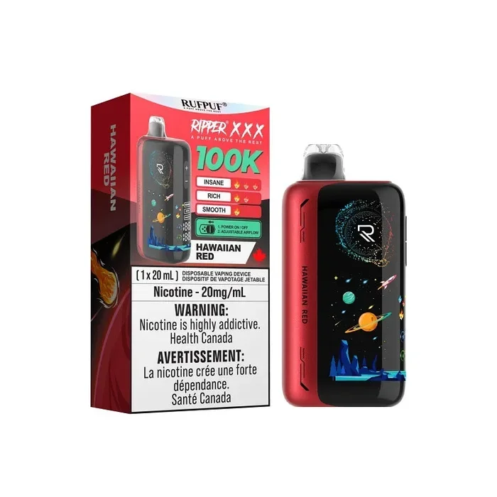 Ripper XXX 100K Disposable – Hawaiian Red (ON)