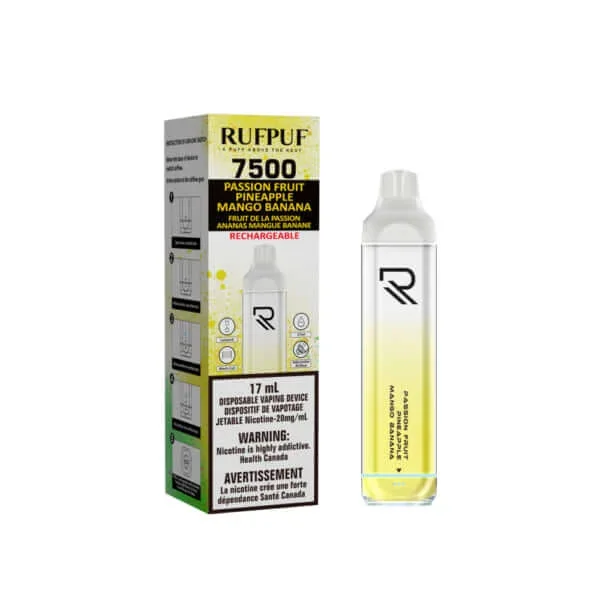 RUFPUF 7500 – PASSION FRUIT PINEAPPLE MANGO BANANA