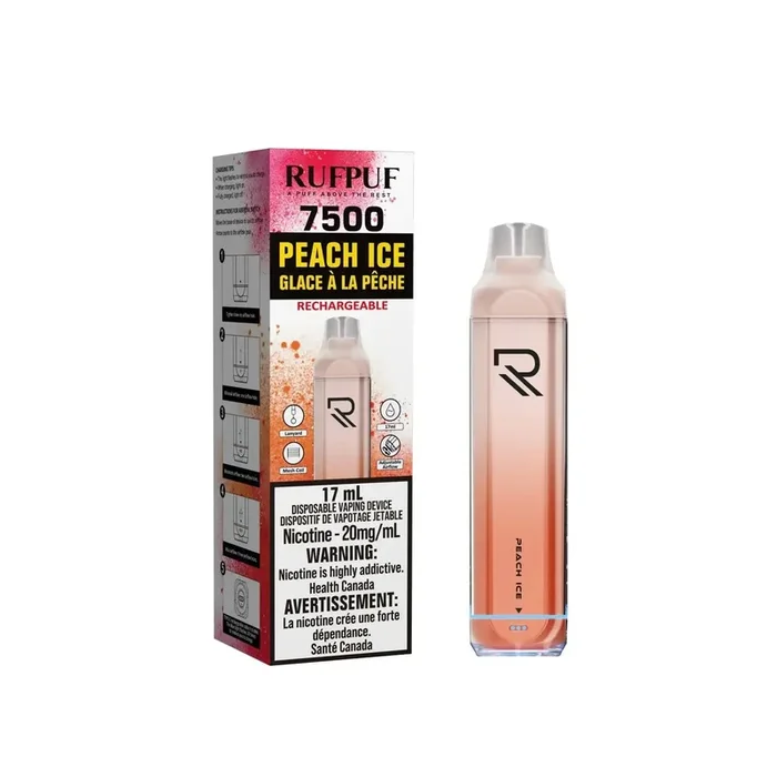 RUFPUF 7500 – PEACH ICE
