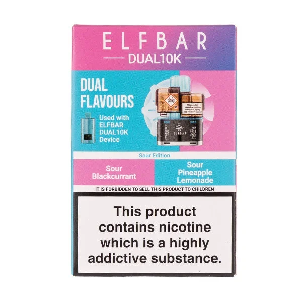 Sour Edition Dual 10k Refill Pack by Elf Bar