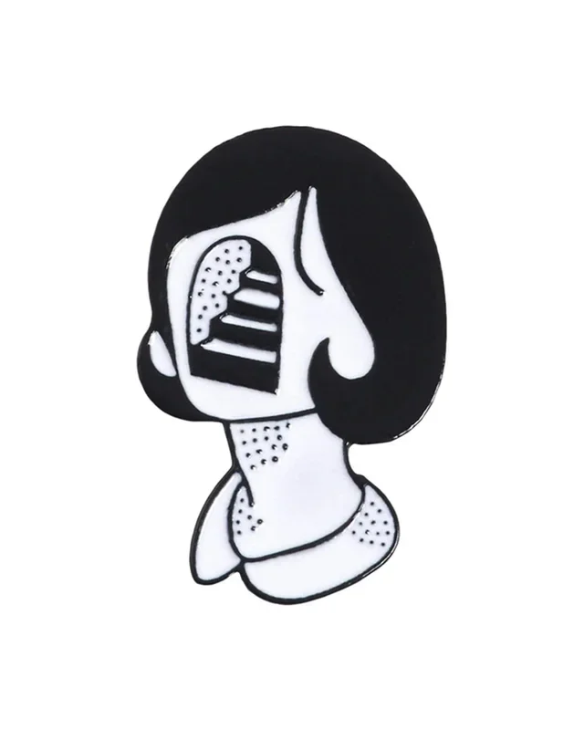 Stairface Enamel Pin