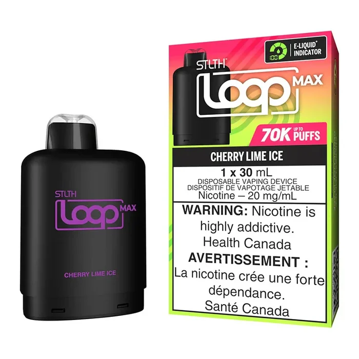 STLTH Loop Max E-Liquid Pod Pack – Cherry Lime Ice