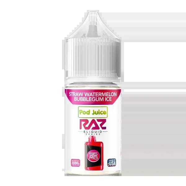 Straw Watermelon Bubblegum Ice RAZ X Pod Juice