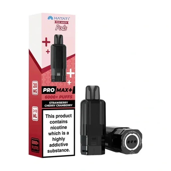 Strawberry Cherry Cranberry Hayati Pro Max+ 6000 Prefilled Pod