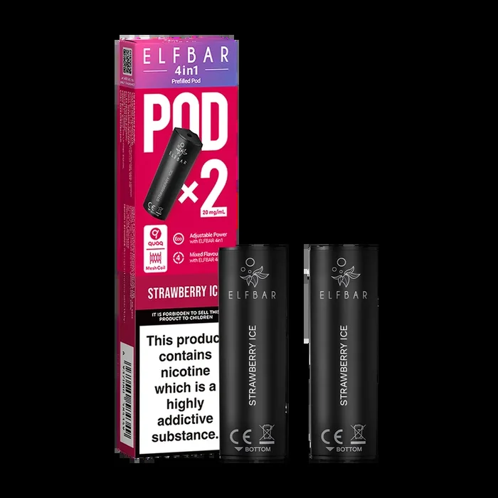 Strawberry Ice Elfbar 2in1 Pods
