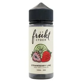 STRAWBERRY LIME 100ML E LIQUID FRUKT CYDER