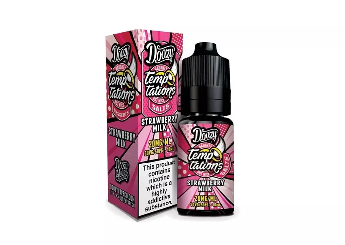 STRAWBERRY MILK TEMPTATIONS 10ML NIC SALT DOOZY