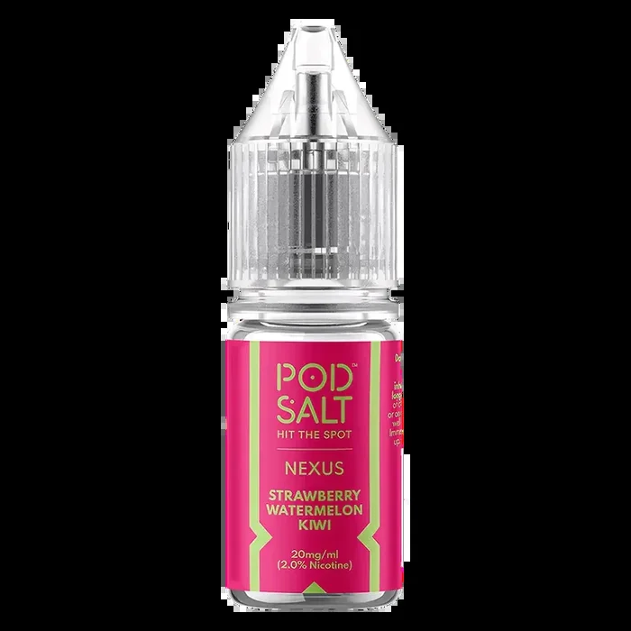 Strawberry Watermelon Kiwi Nic Salt E-Liquid by Pod Salt Nexus