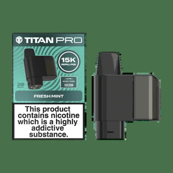 Titan Pro 15K Prefilled Pod Fresh Mint