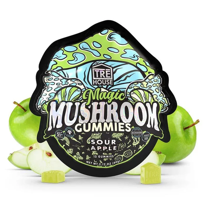 Tre House Magic Mushroom Gummies – Sour Apple