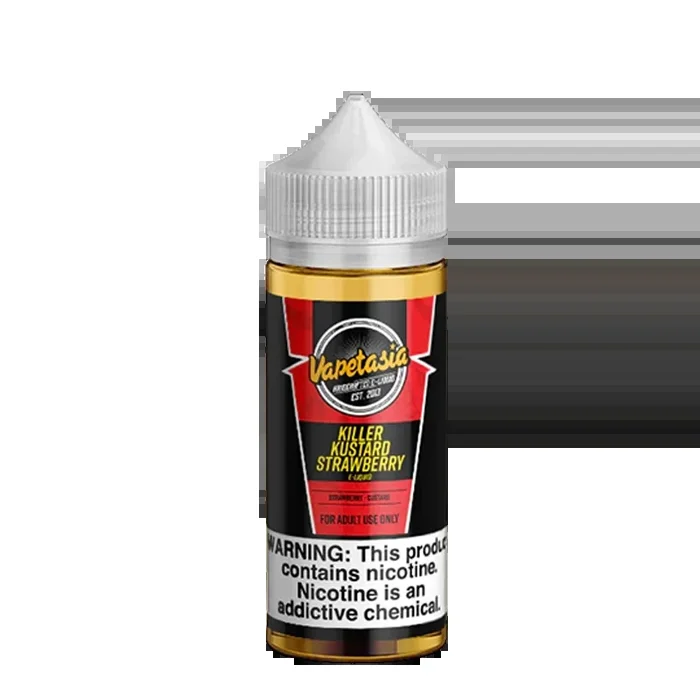 Vapetasia Hand Crafted E-Liquid – Killer Kustard Strawberry 100mL