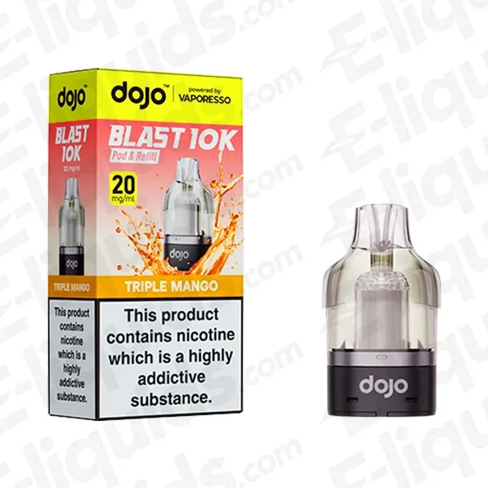 Vaporesso Dojo Blast 10K Triple Mango Prefilled Pod