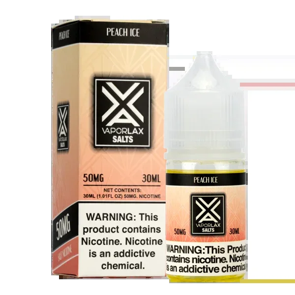 VAPORLAX Salt Peach Ice