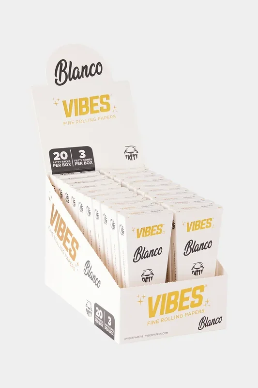 Vibes Fine Rolling Papers Fatty Cones 3/20Ct