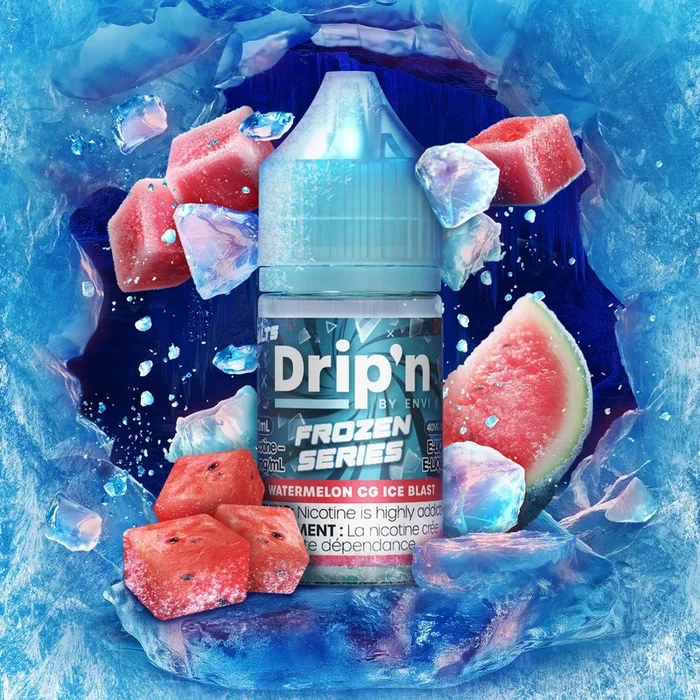 Watermelon CG Ice Blast Salt – by Drip’n Salts [Ontario Stamp]
