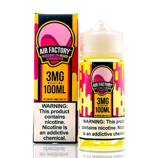 Watermelon Peach Strawberry – Air Factory E-Juice (100 ml)